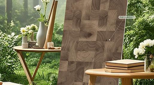 絲絨木語•年輪物語 | 誰能拒絕自然又獨特的木紋磚啊！